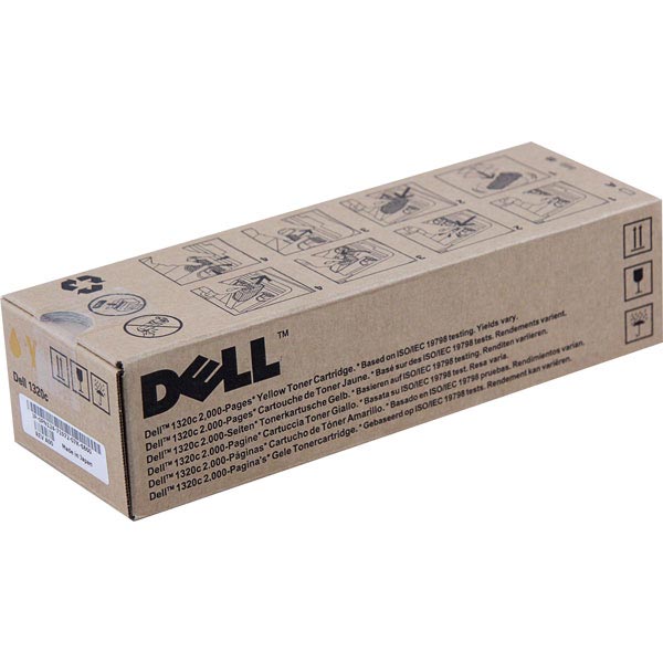 Dell 1320C 1320CN High Yield Yellow Toner Cartridge (OEM# 310-9062) (2000 Yield)