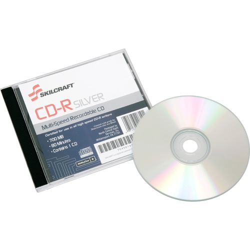 7045014445160, CD-R DISC, 700MB/80MIN, 52X, JEWEL CASE