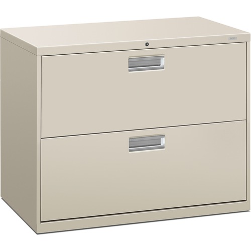 600 Series Two-Drawer Lateral File, 36w X 19-1/4d, Light Gray