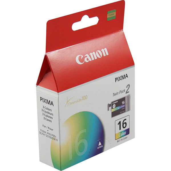 Canon (BCI-16) Selphy DS700 DS810 iP90 Color Ink Tank Twin Pack