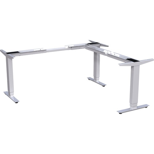 Sit-to-Stand Base, L-shape, f/48"-72" Tabletop, 24"-50"H, SR