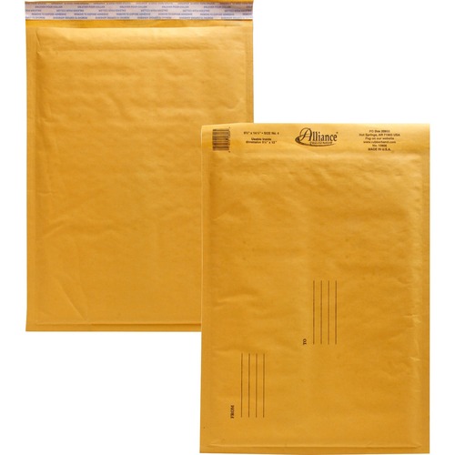Alliance Rubber Company  Envelopes,No. 4,Bubble Cushioned,25/CT,9-1/2"x14-1/2"