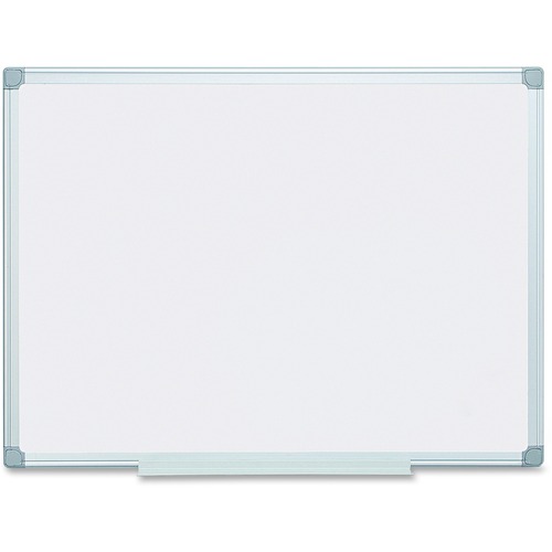 Earth Easy-Clean Dry Erase Board, White/silver, 36x48