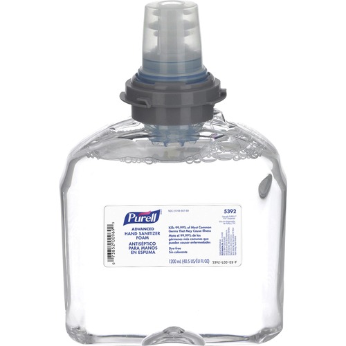 Gojo  Refill, f/ PURELL TFX Dispenser, 1200 ml, 2/CT, Foam