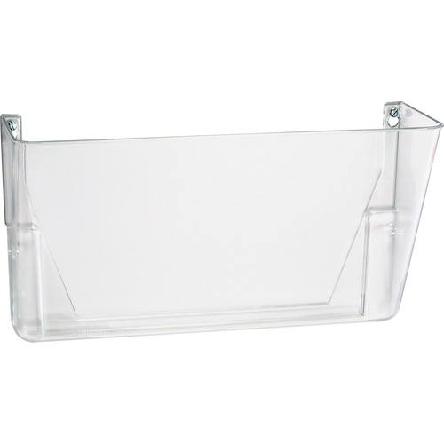 Wall File, Letter, 13"x4-1/8"x7", Clear