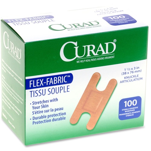 Flex Fabric Bandages, Knuckle, 100/box
