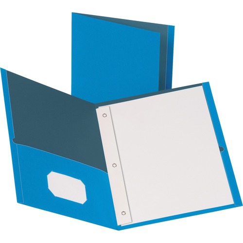 2-Pocket Folders, 100 Sh Cap, Ltr, 9-1/2"x11", 25/BX, LBE