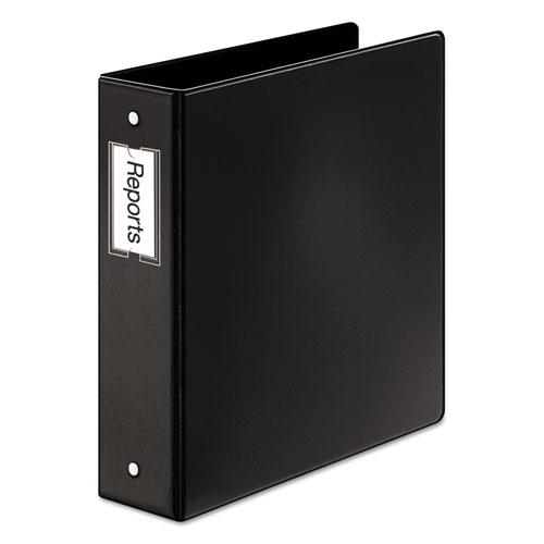 Premier Easy Open Locking Round Ring Binder, 2" Cap, 11 X 8 1/2, Black