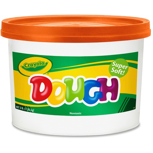 Modeling Dough, w/Bucket, 3lb, Crumble Free, Orange