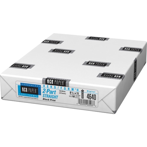 Carbonless Paper,2-Part Str,250 Sets/PK,8-1/2"x11",WE/CY