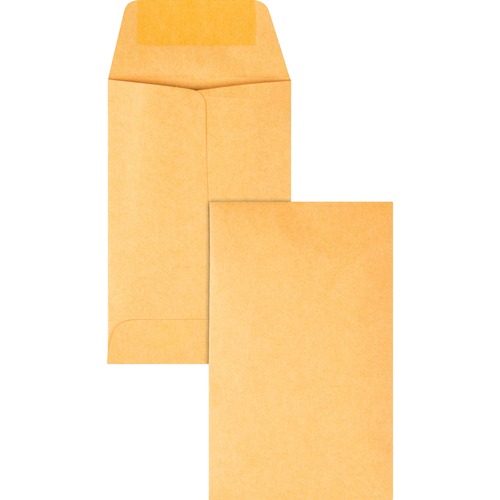 Kraft Coin & Small Parts Envelope, #1, 2 1/4 X 3 1/2, Brown Kraft, 500/box