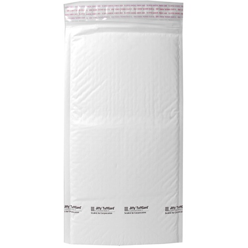 Jiffy Tuffgard Self Seal Cushioned Mailer, #00, 5 X 10, White, 25/carton