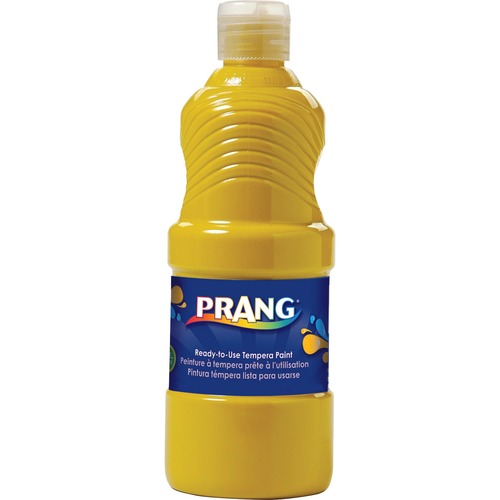 Tempera Paint, Ready to Use, Nontoxic, 16 oz., Yellow