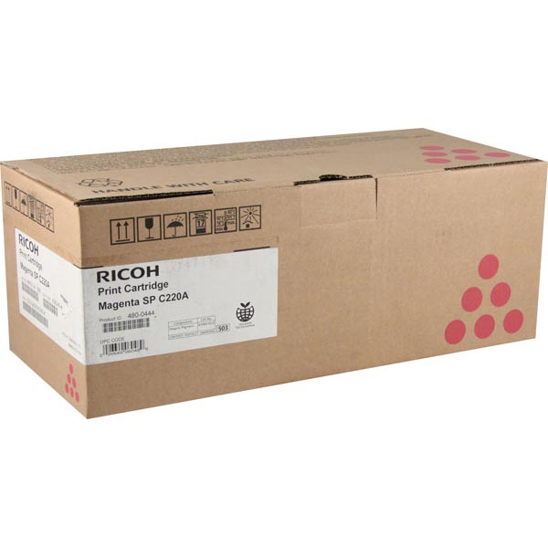 Ricoh Aficio SP C220 C221 C222 C240SF Magenta Toner Cartridge (2000 Yield)