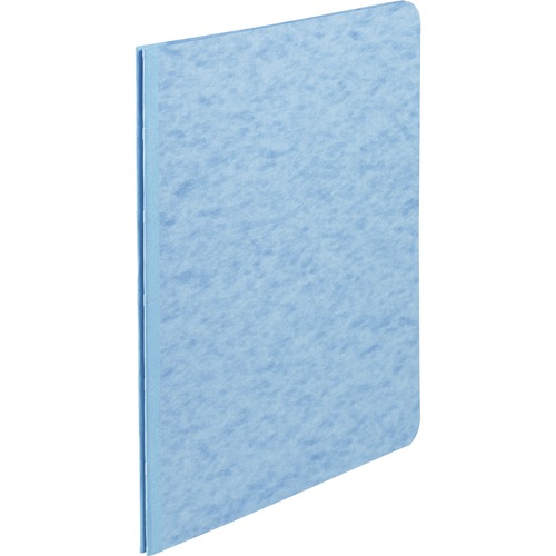 Pressboard Report Cover, Prong Clip, Letter, 3" Capacity, Light Blue