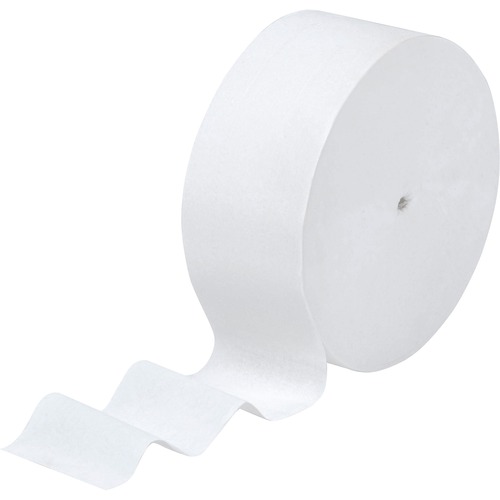 ESSENTIAL CORELESS JRT, SEPTIC SAFE, 1-PLY, WHITE, 2300 FT, 12 ROLLS/CARTON