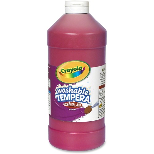 Artista Ii Washable Tempera Paint, Red, 32 Oz