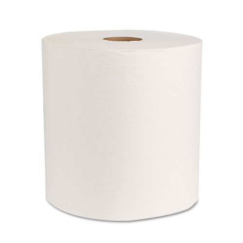 Boardwalk Green Universal Roll Towels, Natural White, 8"x800ft, 6 Rolls/carton