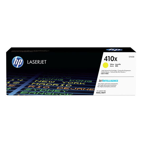 Hewlett-Packard  Toner Cartridge, HP 410X, 5000 Page Yield, Yellow