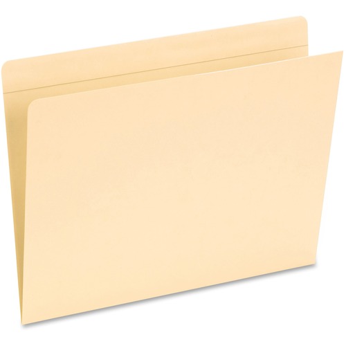 Top Tab Pocket Folders, 1/3 Tabs, Letter, 50/BX, Manila