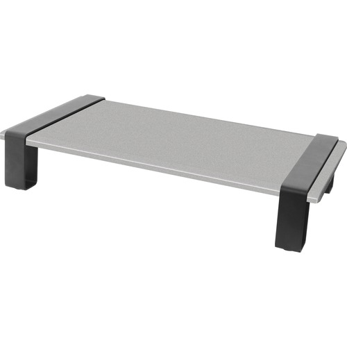 Monitor Stand, 19-1/10"Wx10-1/5"Dx3-3/5"H, Black/Gray