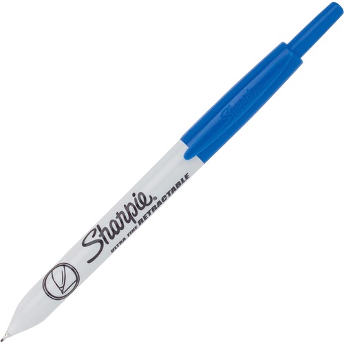 Sharpie Markers, Retractable, Ultra Fine,Blue