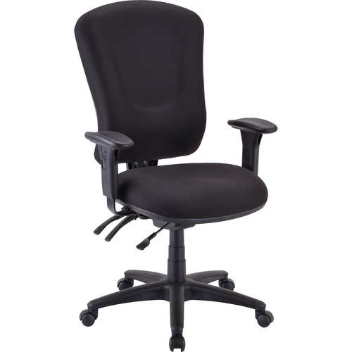 Managerial Task Chair, 26-3/4"x26"x48-1/4"-51", Black