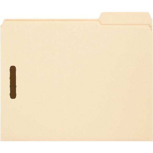 Folder, Two Fasteners, 1/3 Cut Third Position, Top Tab, Letter, Manila, 50/box
