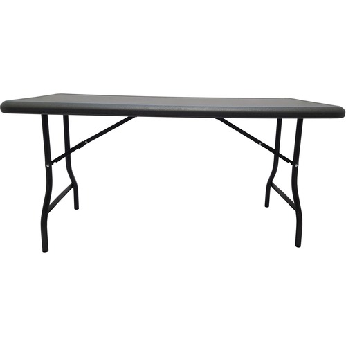 INDESTRUCTABLES TOO 1200 SERIES FOLDING TABLE, 60W X 30D X 29H, CHARCOAL