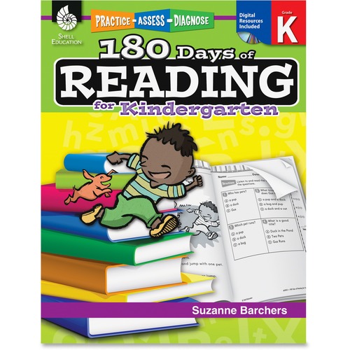 Teachers Aid Book,180 Days of Reading, GR K