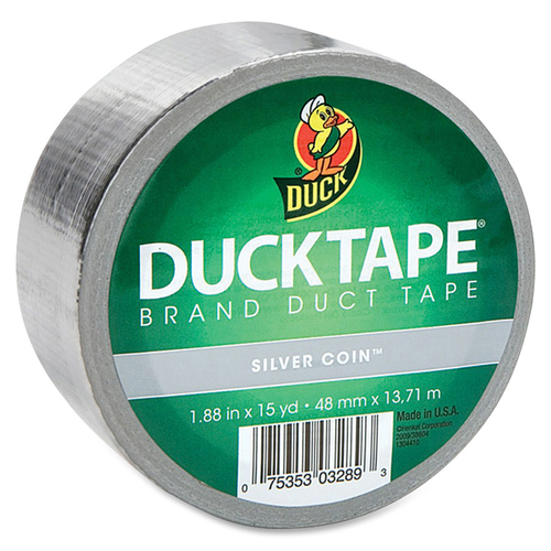 Duck Tape, 1.88"x15 Yards, Chrome