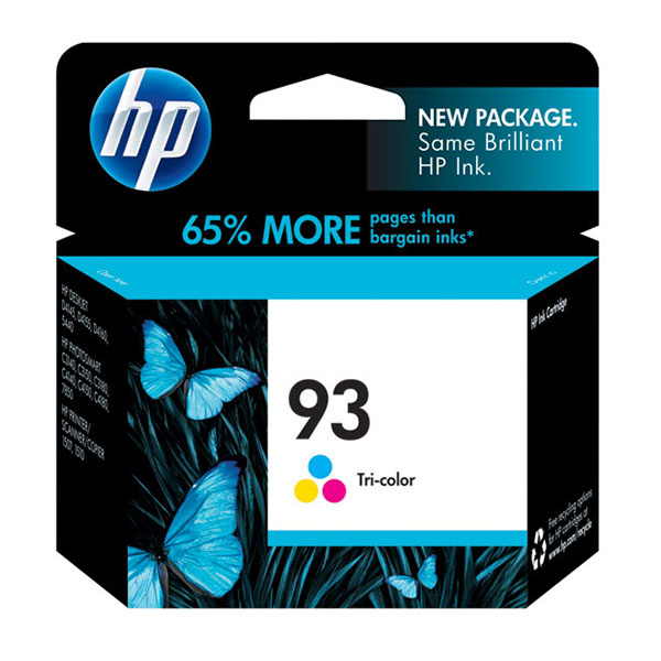 Hewlett-Packard  HP 93 Ink Cartridge, 220 Page Yield, Tri-Color