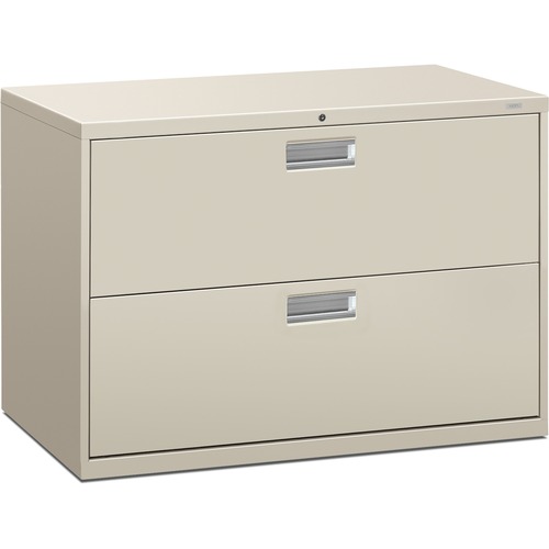 600 Series Two-Drawer Lateral File, 42w X 19-1/4d, Light Gray