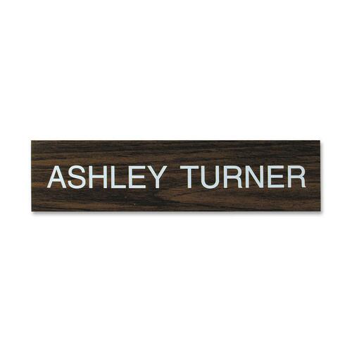 Nameplate Only, Plastic, 2"x10"