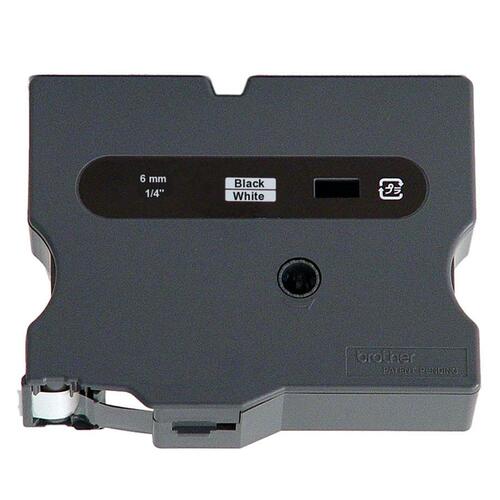 Tx Tape Cartridge For Pt-8000, Pt-Pc, Pt-30/35, 1/4"w, Black On White