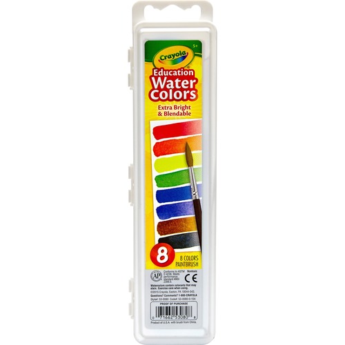 Watercolors, 8 Assorted Colors