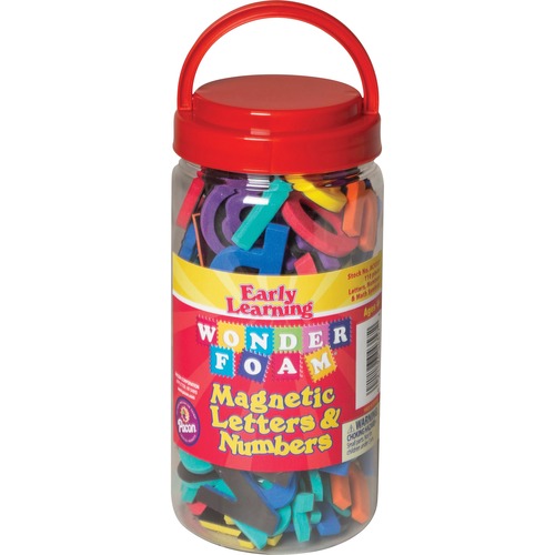 Wonderfoam Magnetic Alphabet Letters, Assorted Colors. 105/pack