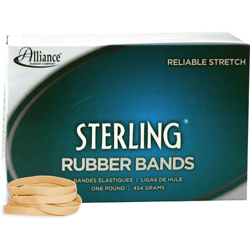 Sterling Rubber Bands Rubber Bands, 62, 2-1/2 X 1/4, 600 Bands/1lb Box