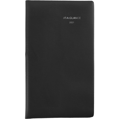 DAYMINDER WEEKLY POCKET PLANNER, 3 1/2 X 6 3/16, BLACK, 2019