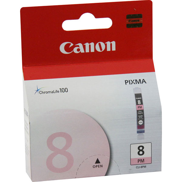 Canon (CLI-8PM) iP4200 iP6600D iP6700D MP 500 530 950 PIXMA Pro9000 Pro9000 Mark II Photo Magenta Ink Tank