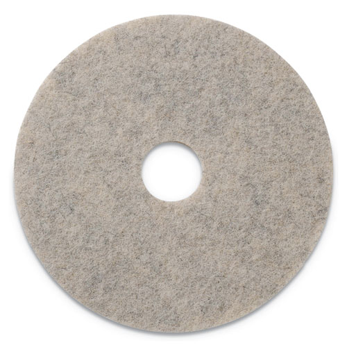 COMBO BURNISHING PADS, 20" DIAMETER, TAN, 5/CT