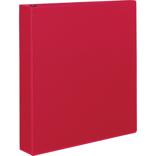 Durable Binder With Slant Rings, 11 X 8 1/2, 1 1/2", Red