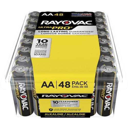 Ultra Pro Alkaline Batteries, Aa, 48/pack
