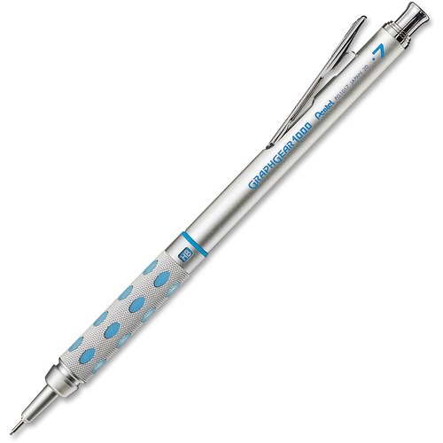 Automatic Drafting Pencil, .7mm, Blue Accent Barrel