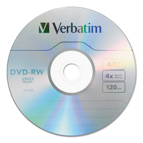 Dvd-Rw, 4.7gb, 4x, 30/pk Spindle