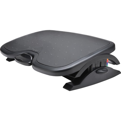 Solemate Plus Adjustable Footrest W/smartfit System, 21.9w X 3.7d X 14.2h, Black