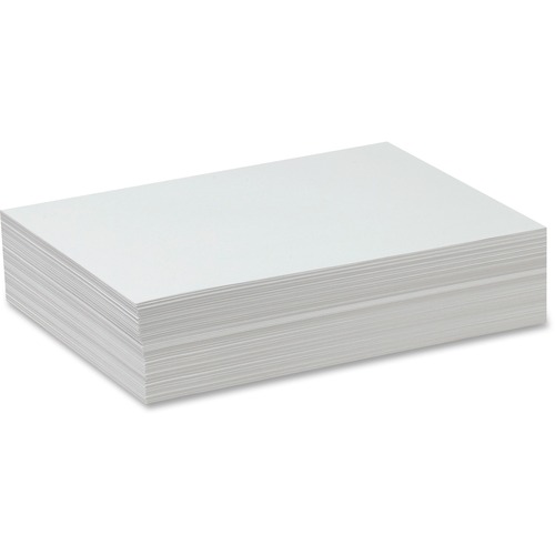 White Drawing Paper, 47 Lbs., 9 X 12, Pure White, 500 Sheets/ream