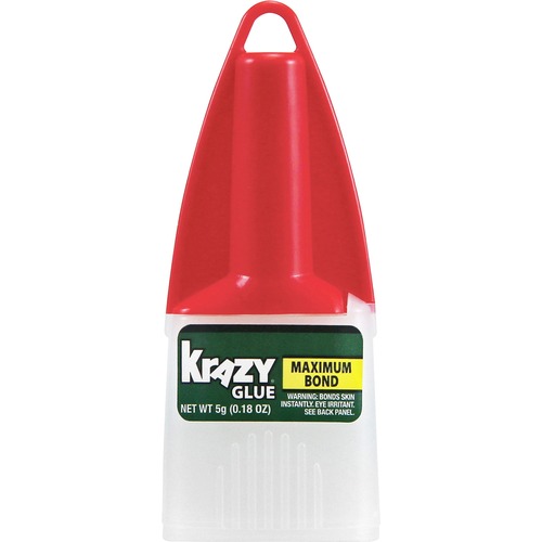 Maximum Bond Krazy Glue, 0.18 Oz. Extra Strong, Durable, Precision Tip