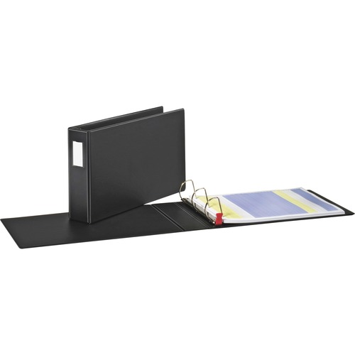 Premier Easy Open 11 X 17 Locking Slant-D Ring Binder, 3" Cap, Black