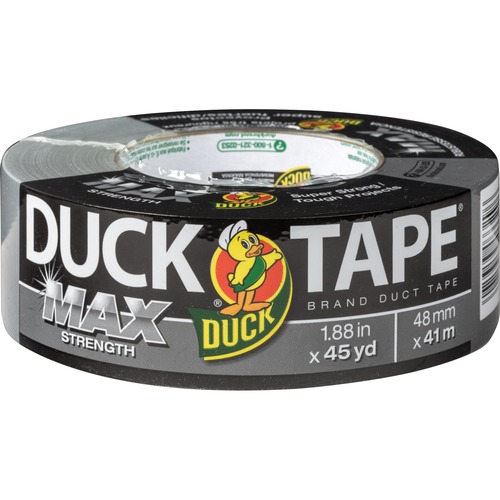 MAX DUCT TAPE, 11.5MIL, 1.88" X 45YD, 3" CORE, SILVER